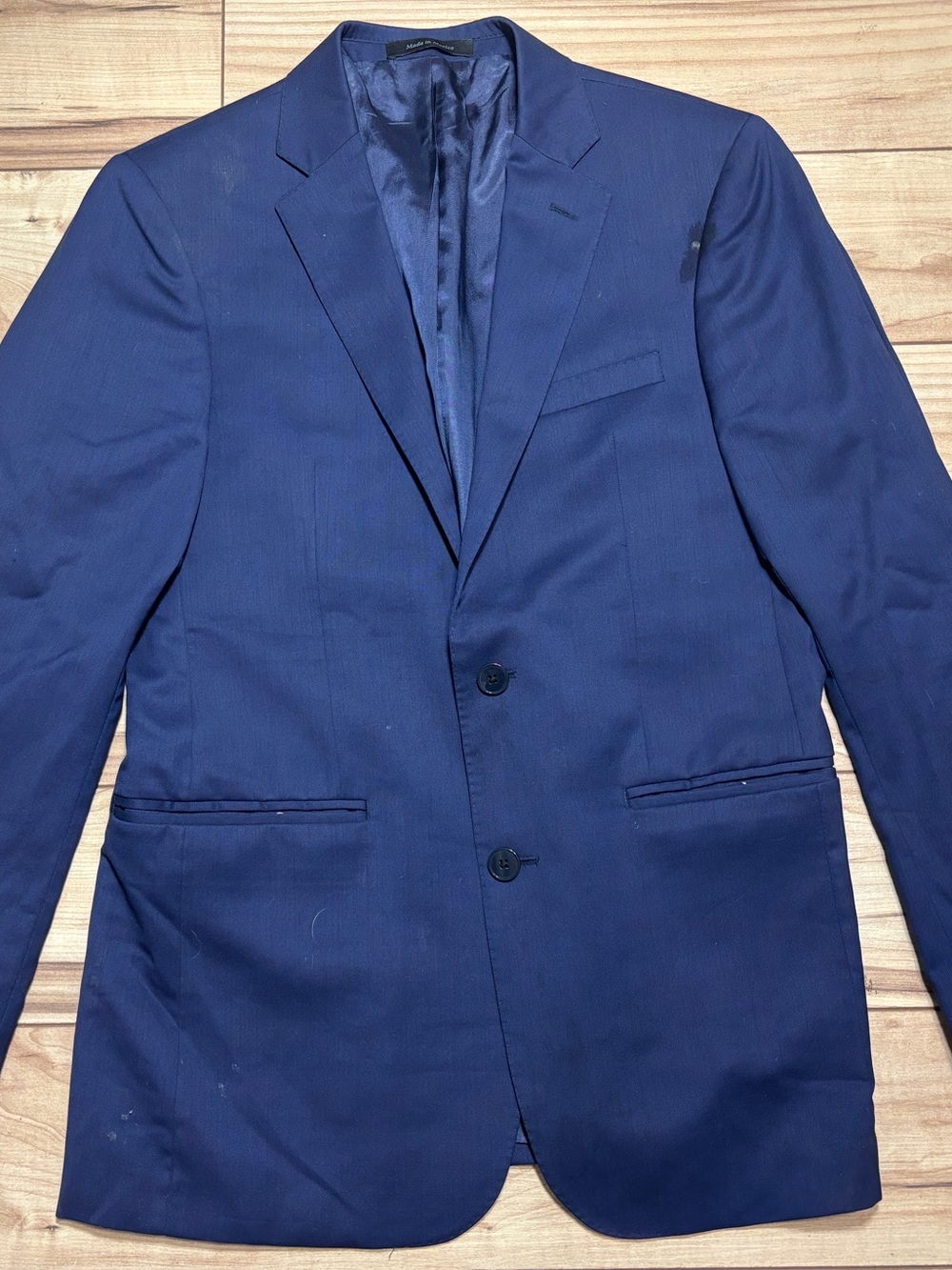 Calvin Klein Men's Charcoal Gray Single-Breasted Sport Coat